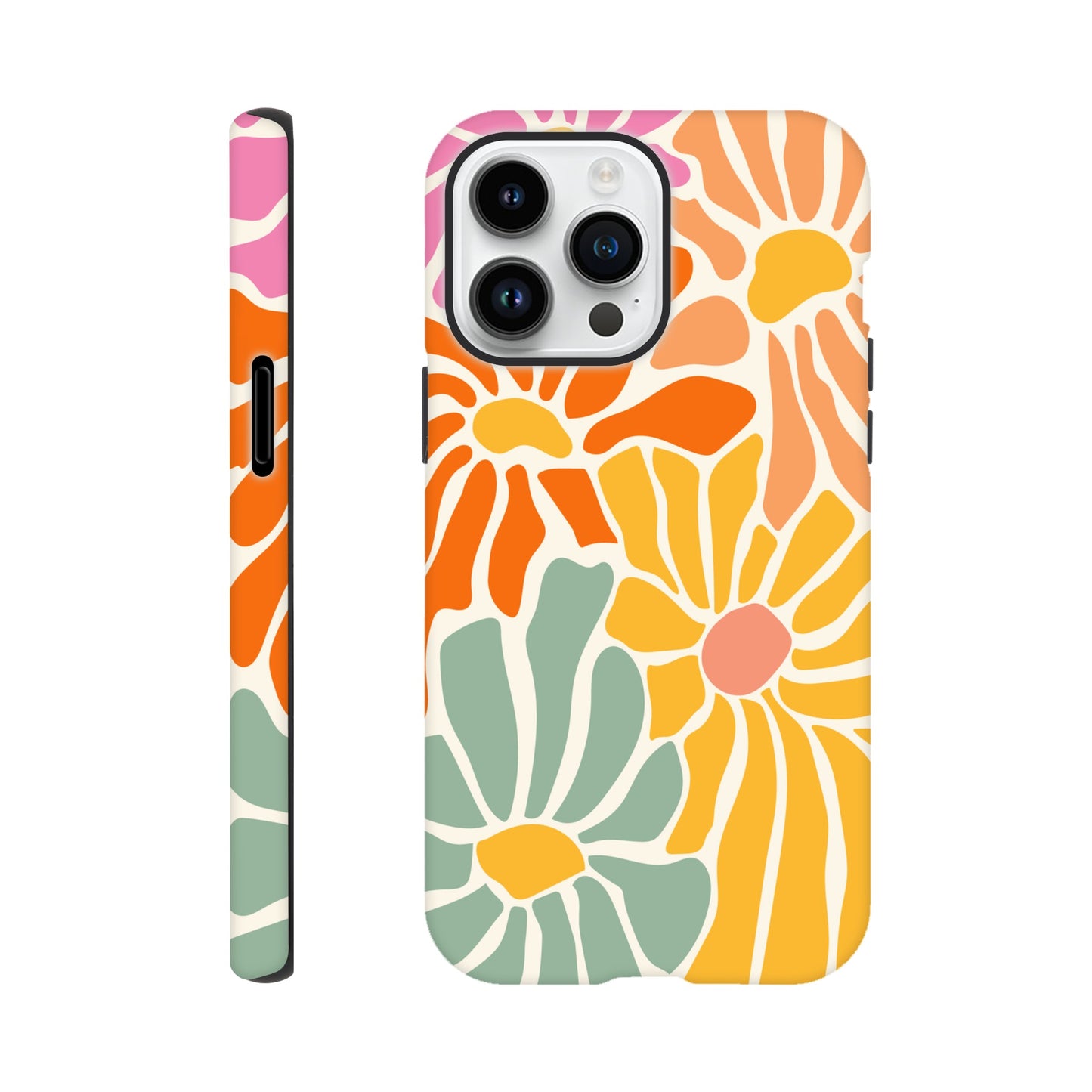 Retro Daisy | Tough Phone Case - iPhone