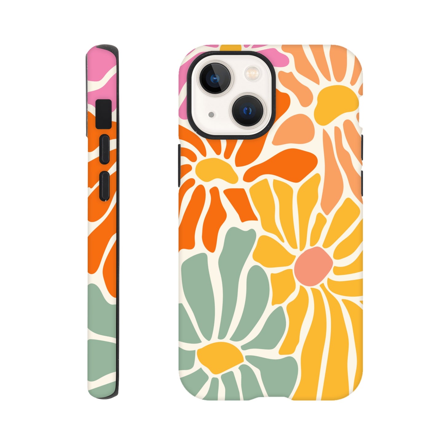 Retro Daisy | Tough Phone Case - iPhone