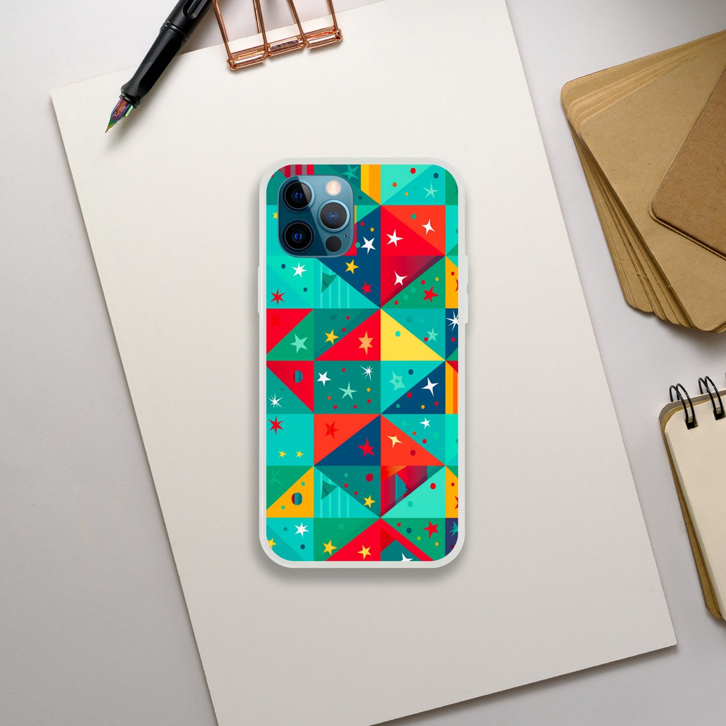 Christmas Geometry | Flexi Phone Case - iPhone