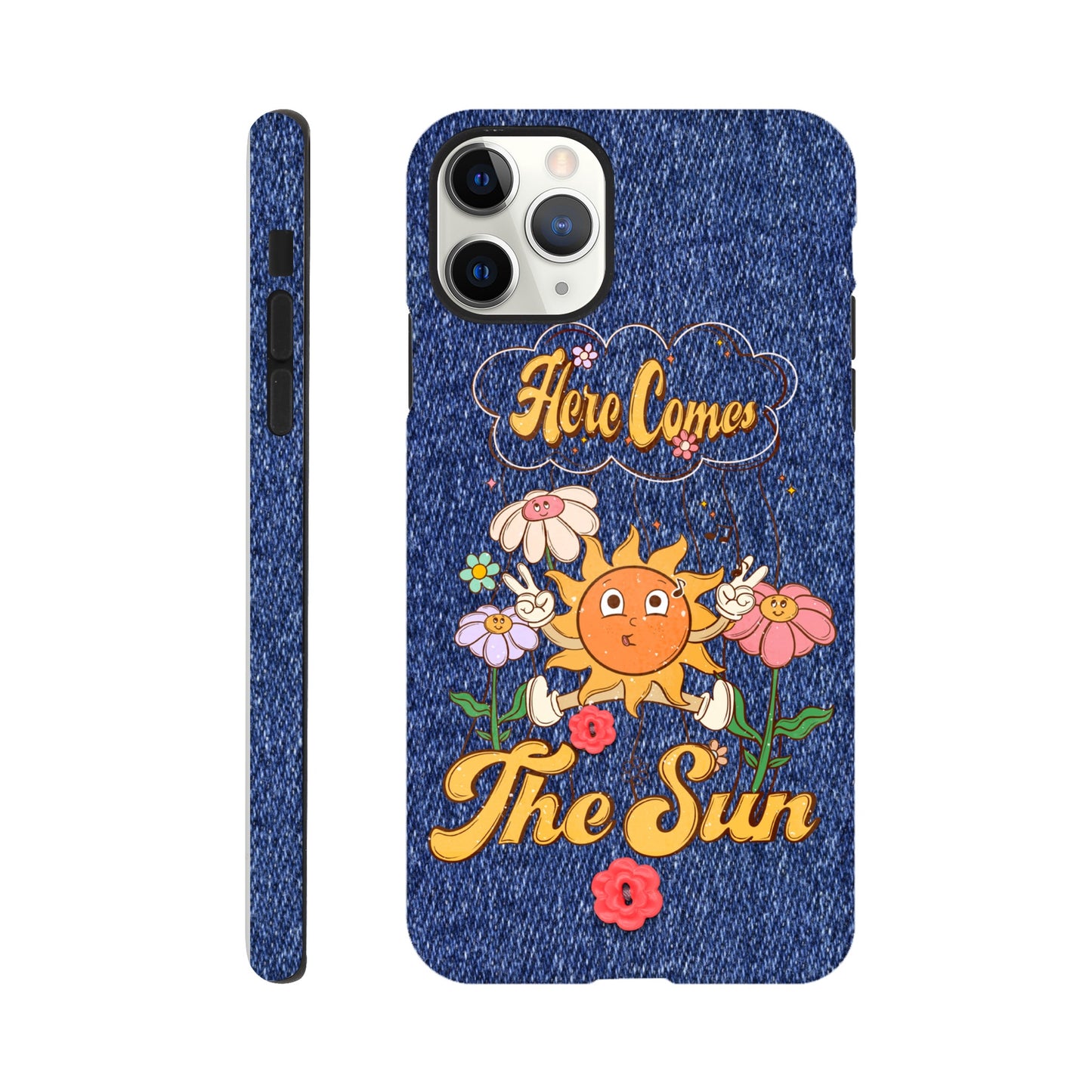 Here Comes the Sun | Denim  | Tough Phone Case - iPhone