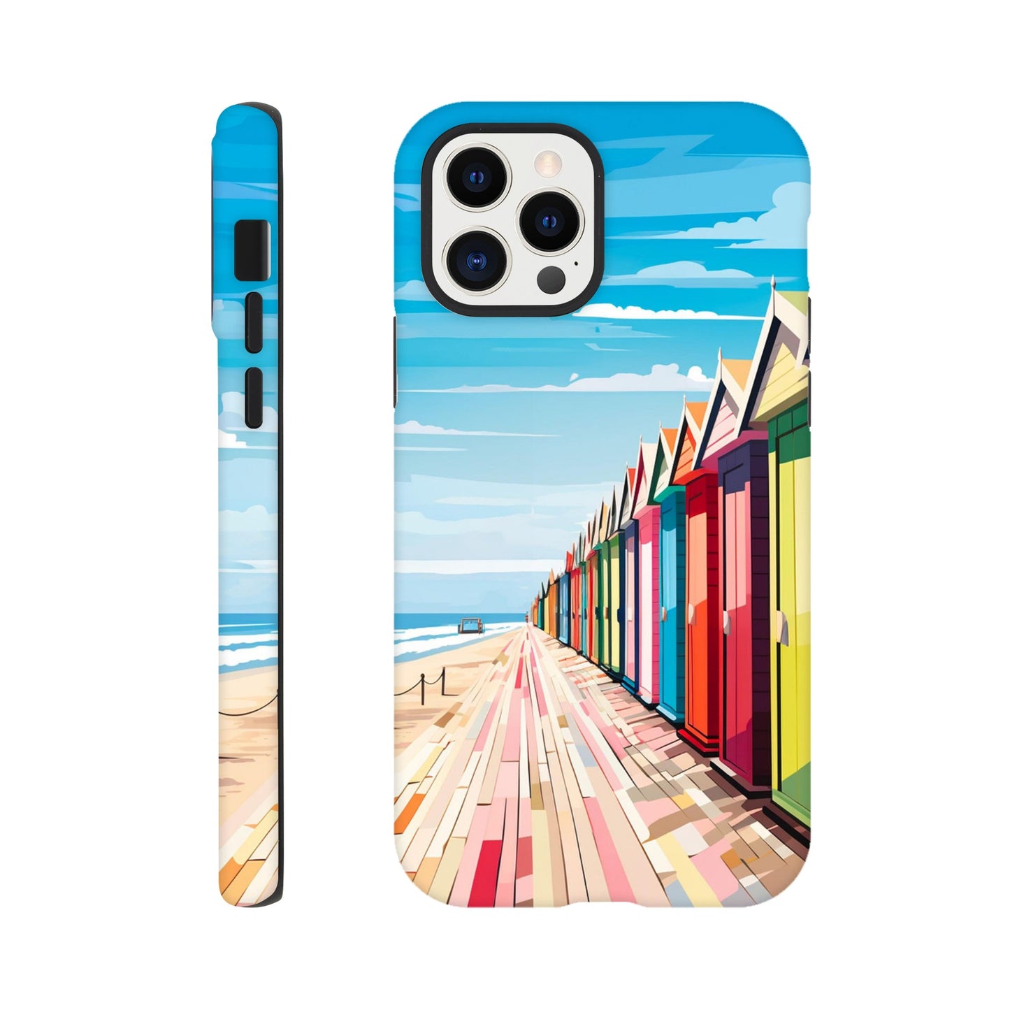 Beach Huts | Brighton  | Tough Phone Case - iPhone