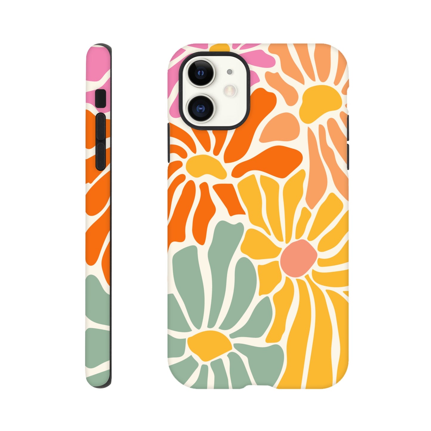 Retro Daisy | Tough Phone Case - iPhone