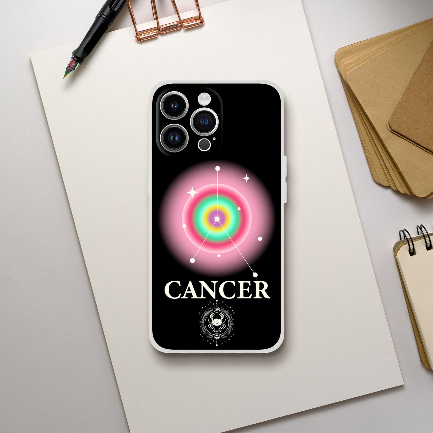 Cancer Zodiac Birthday Aura Flexi iPhone Cases