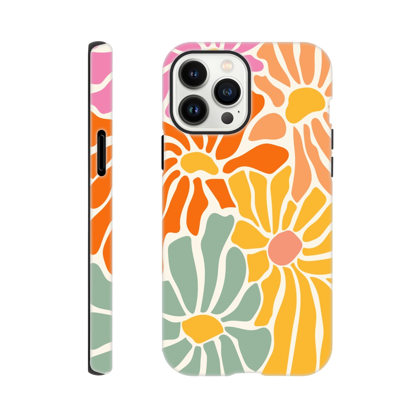 Retro Daisy | Tough Phone Case - iPhone