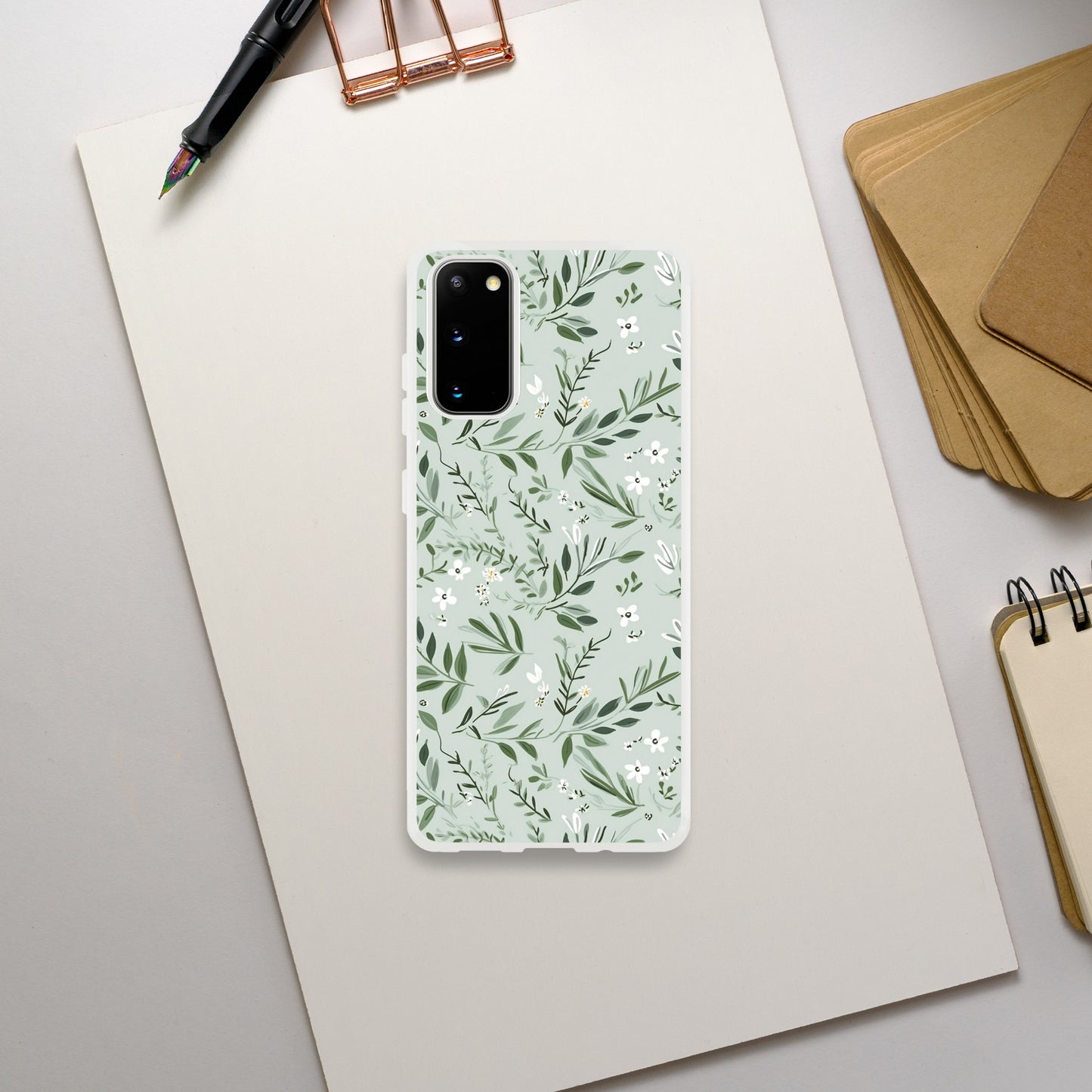 Mint and Ferns | Floral Phone Cover - Samsung Galaxy