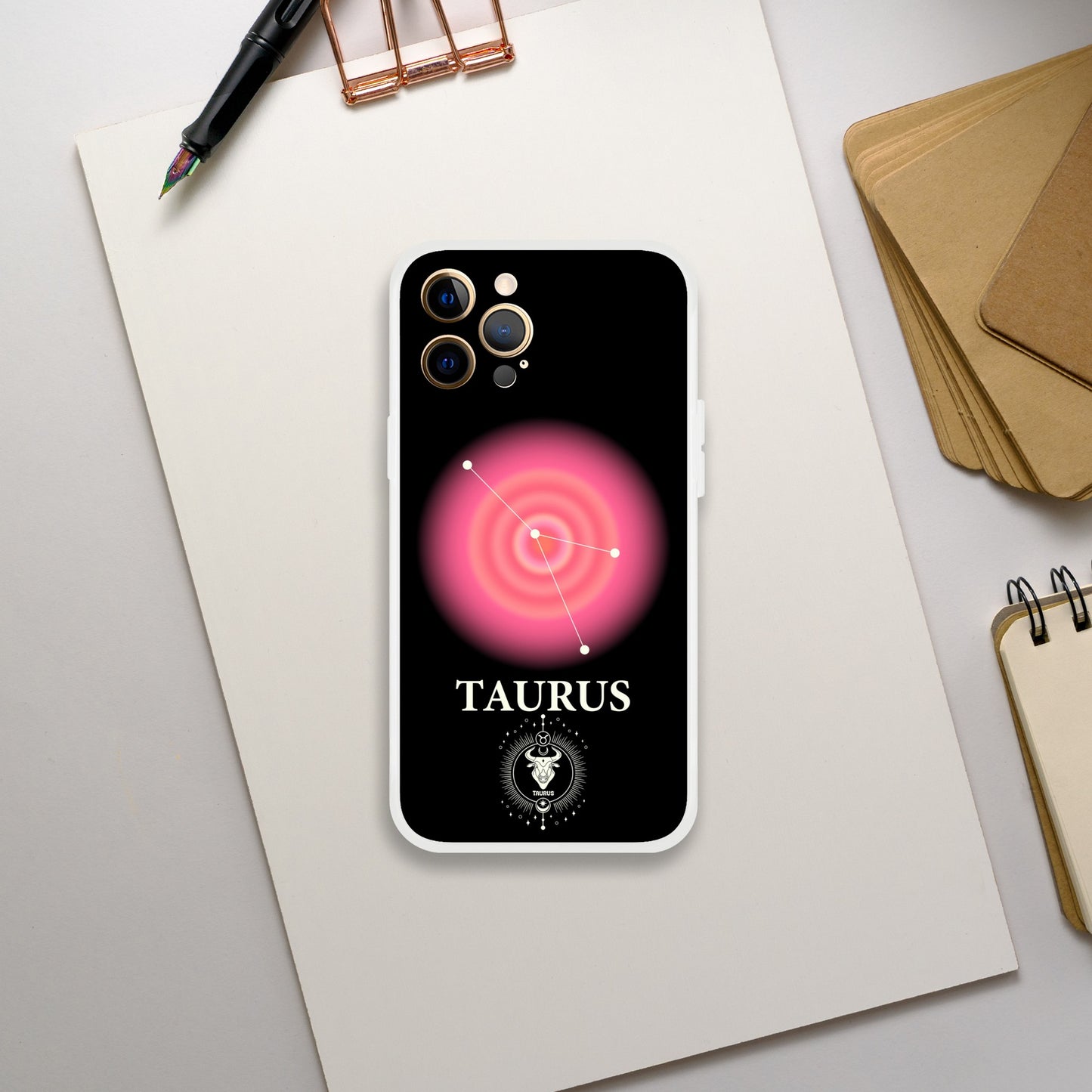 Taurus Aura Zodiac Sun Sign Flexi iPhone Cases