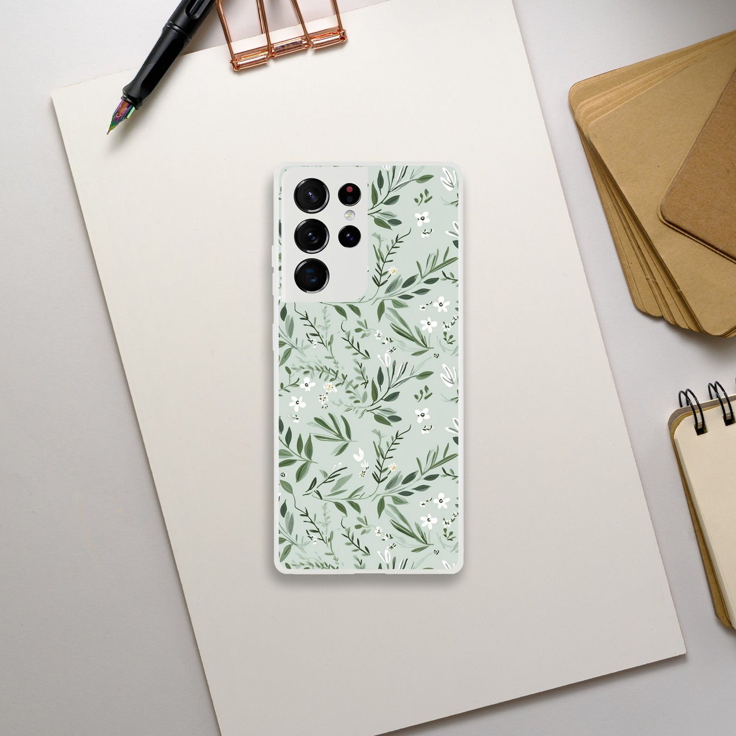 Mint and Ferns | Floral Phone Cover - Samsung Galaxy