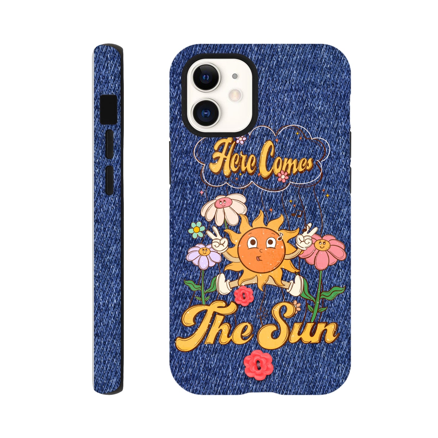 Here Comes the Sun | Denim  | Tough Phone Case - iPhone