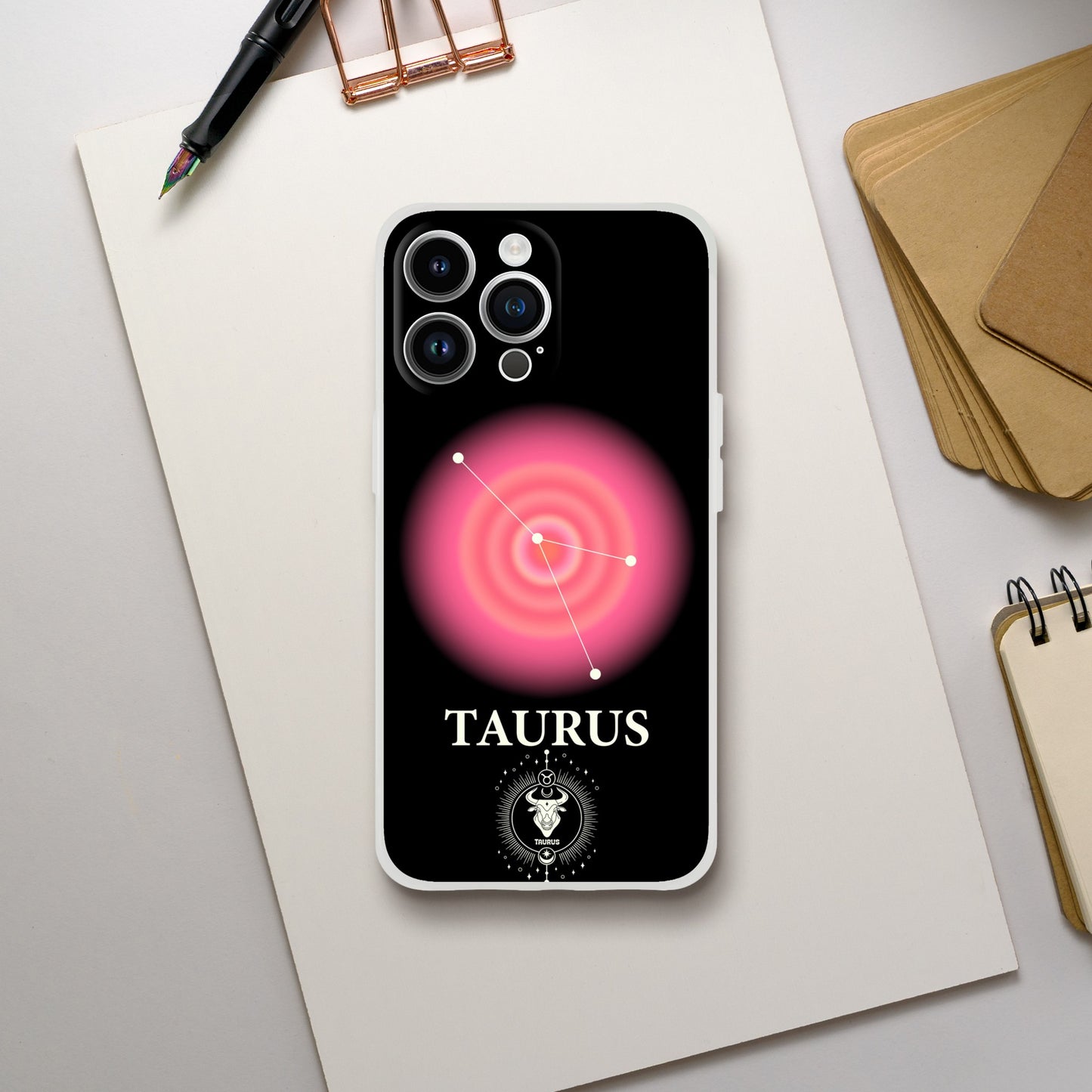 Taurus Aura Zodiac Sun Sign Flexi iPhone Cases