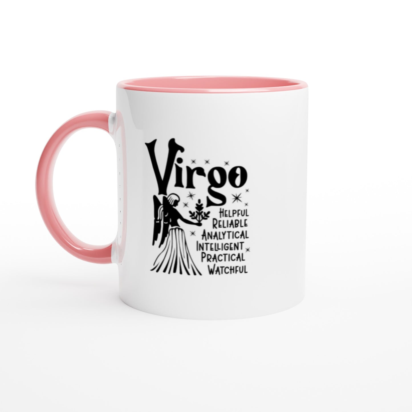 Virgo | Zodiac Sign | White 11oz Ceramic Mug | Color Inside