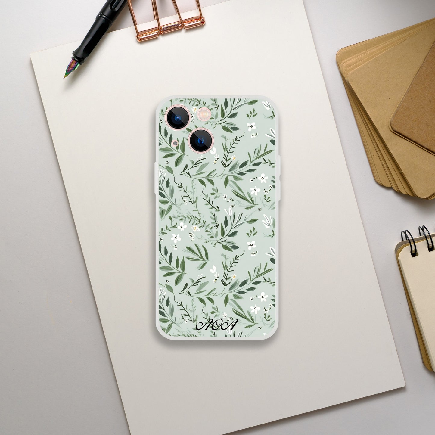 Mint and Ferns | Floral Phone Cover iPhone