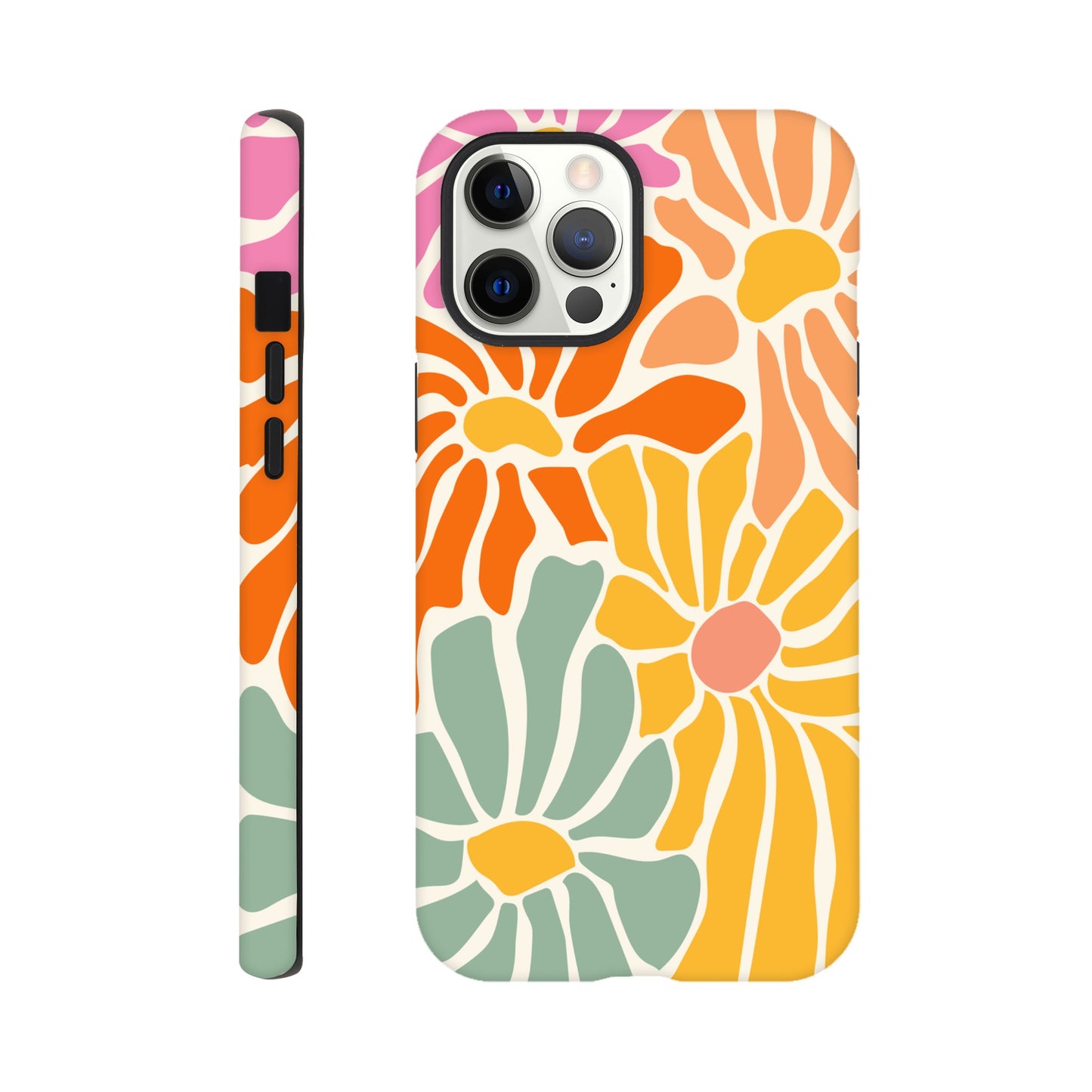 Retro Daisy | Tough Phone Case - iPhone