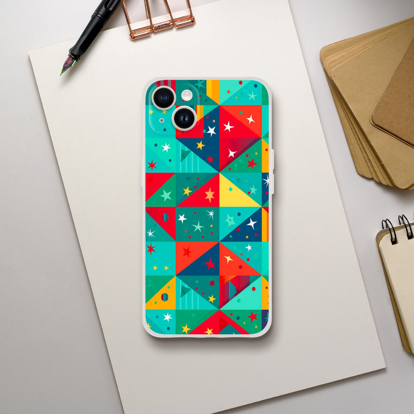 Christmas Geometry | Flexi Phone Case - iPhone