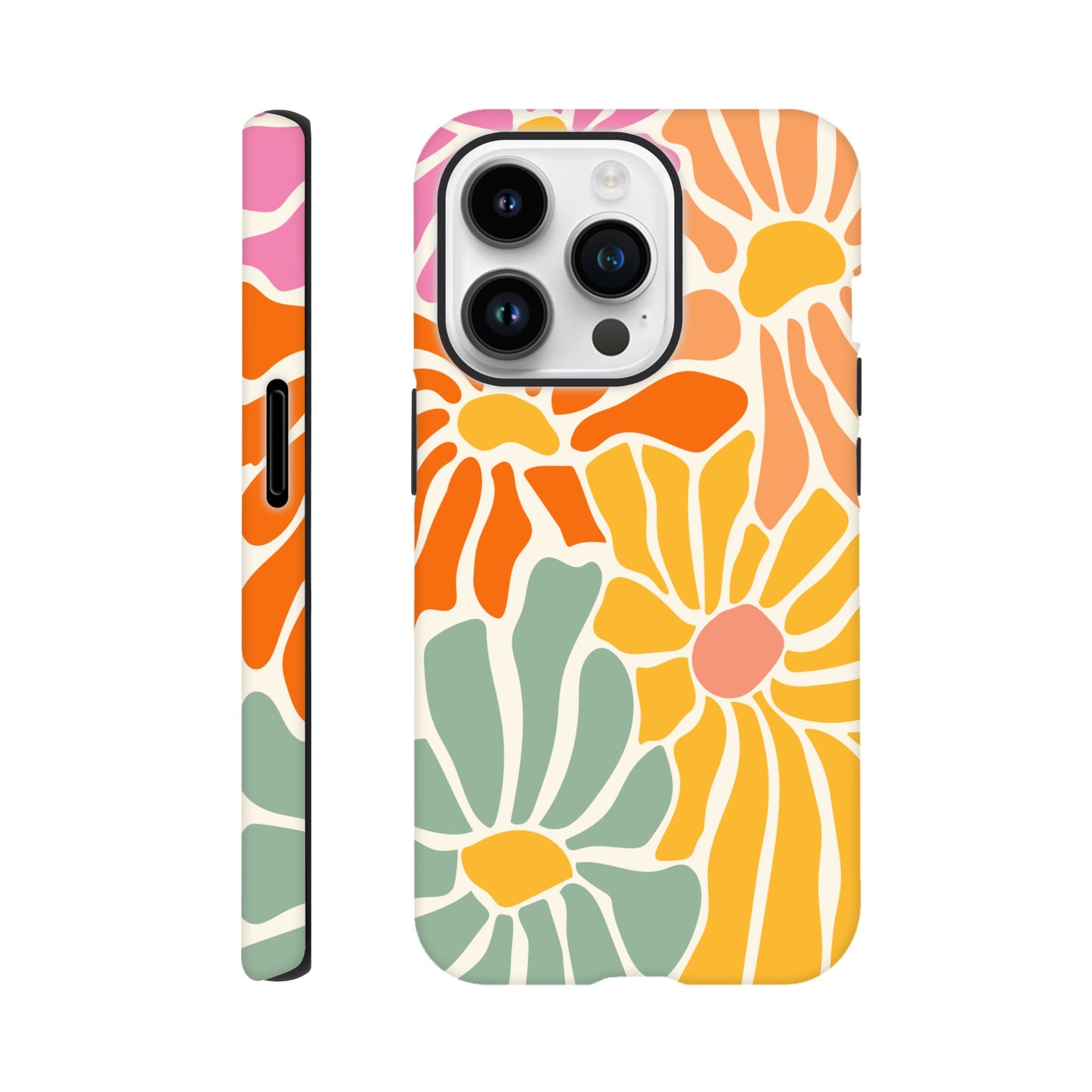 Retro Daisy | Tough Phone Case - iPhone