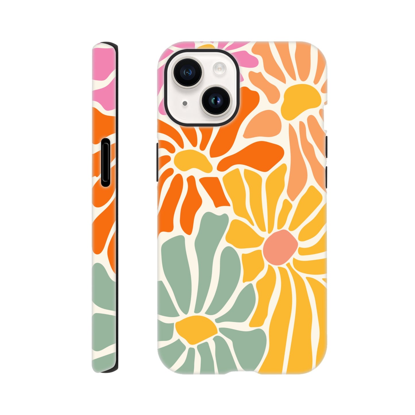 Retro Daisy | Tough Phone Case - iPhone