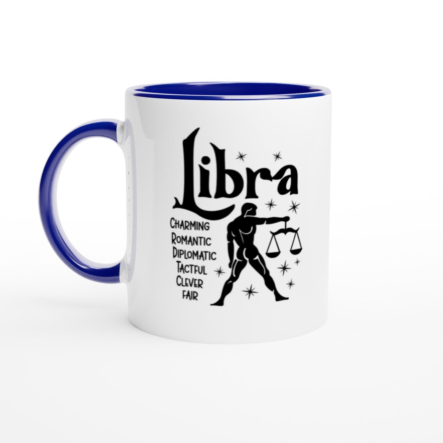 Libra | Zodiac Sign | White 11oz Ceramic Mug  Color Inside