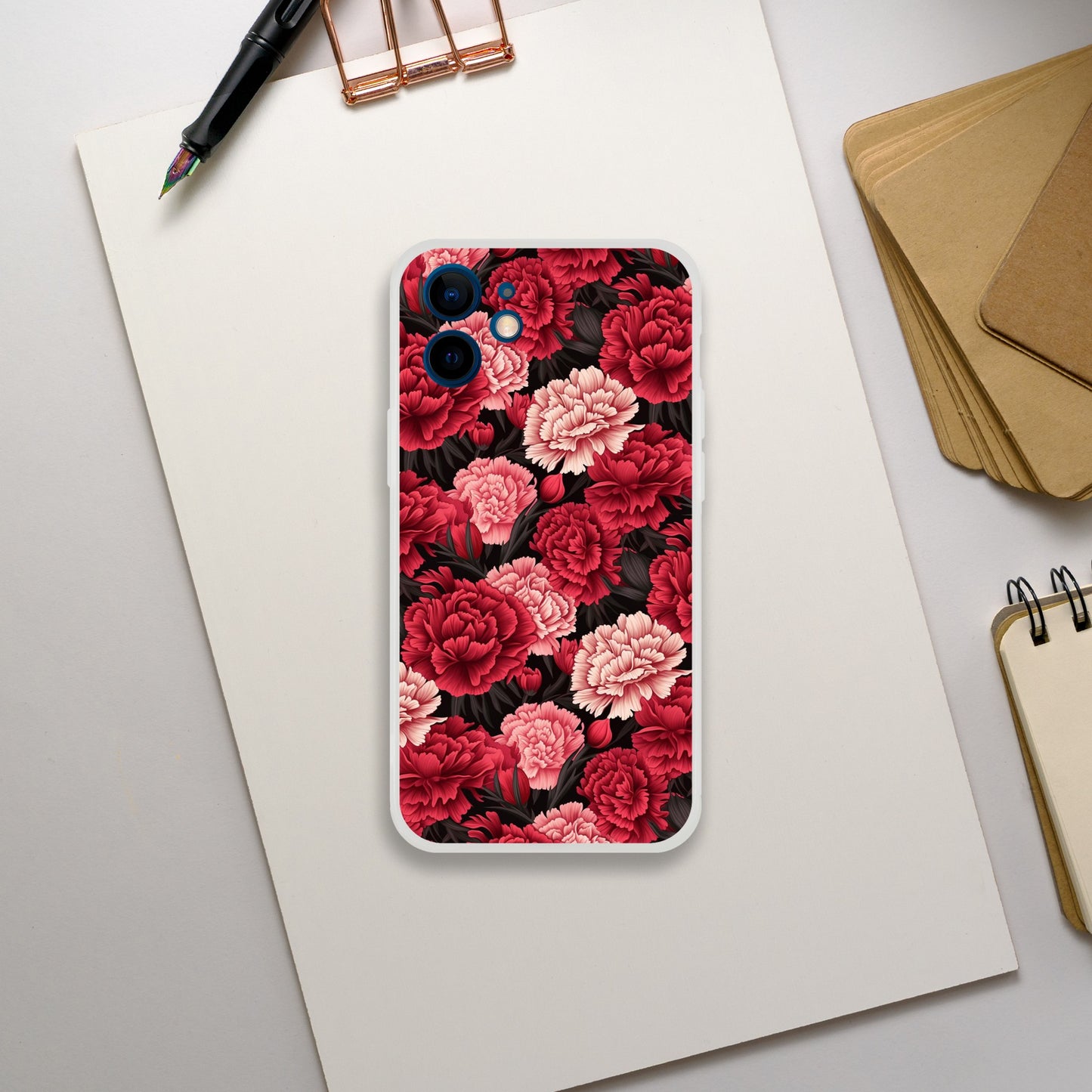 Carnation, Can-Do | Floral | Flexi Phone Case - iPhone