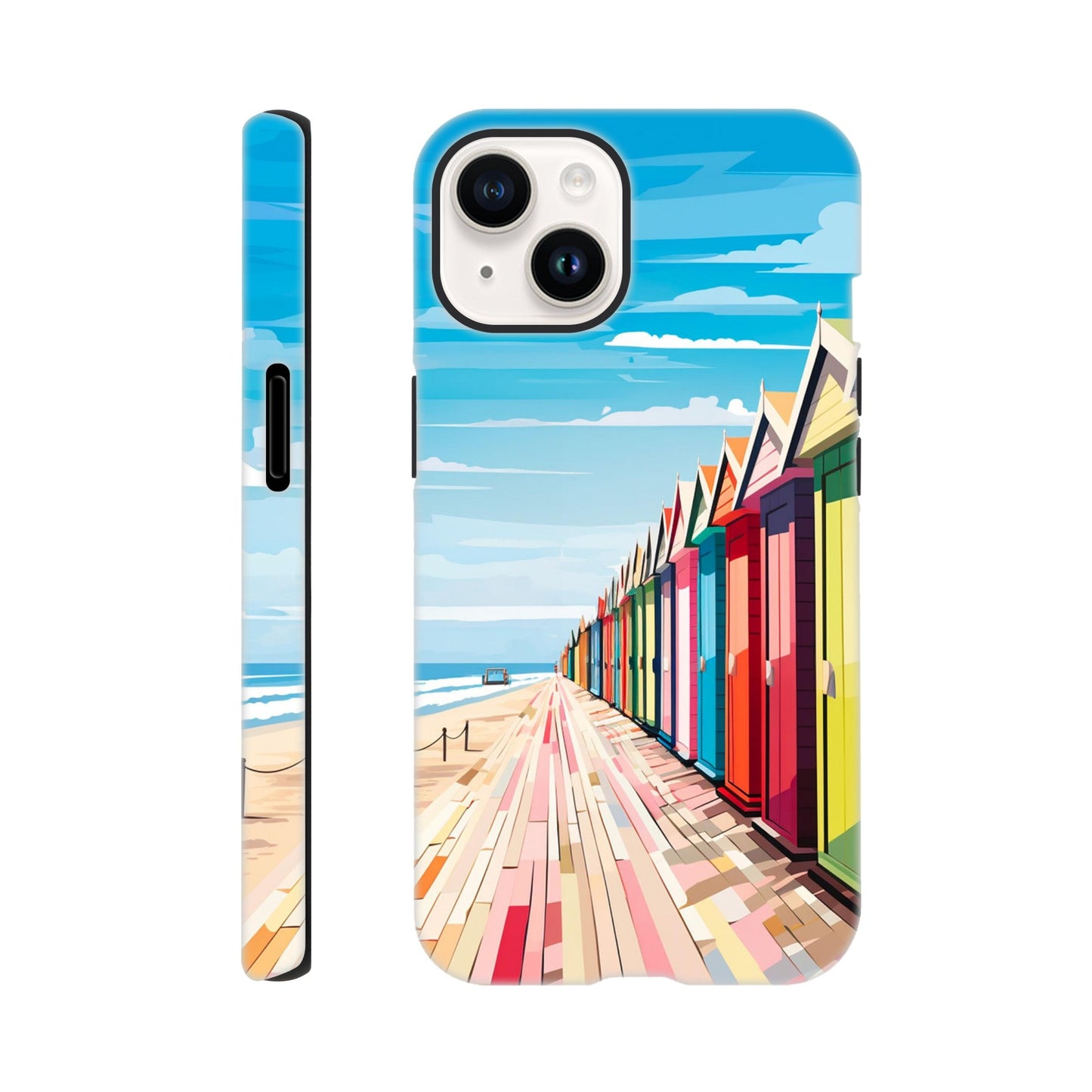 Beach Huts | Brighton  | Tough Phone Case - iPhone