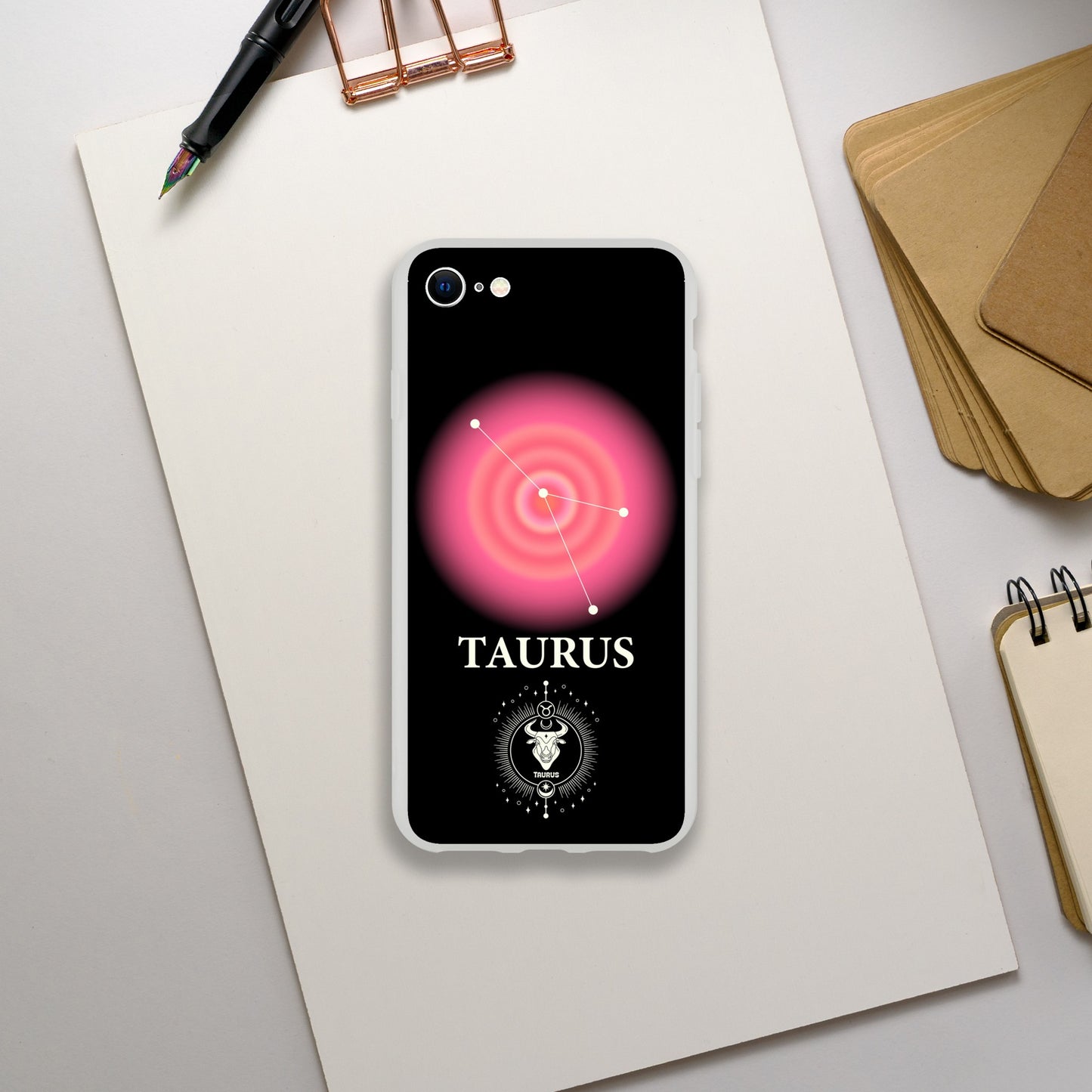 Taurus Aura Zodiac Sun Sign Flexi iPhone Cases