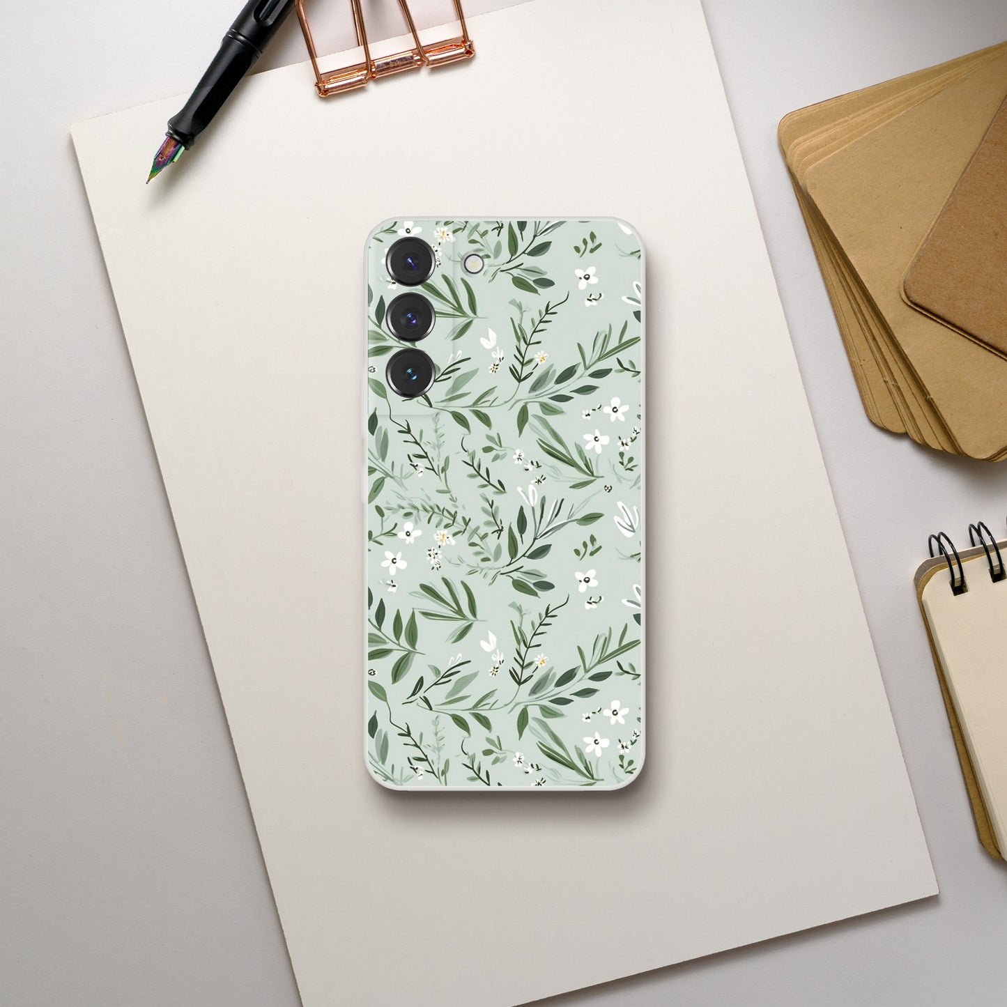 Mint and Ferns | Floral Phone Cover - Samsung Galaxy