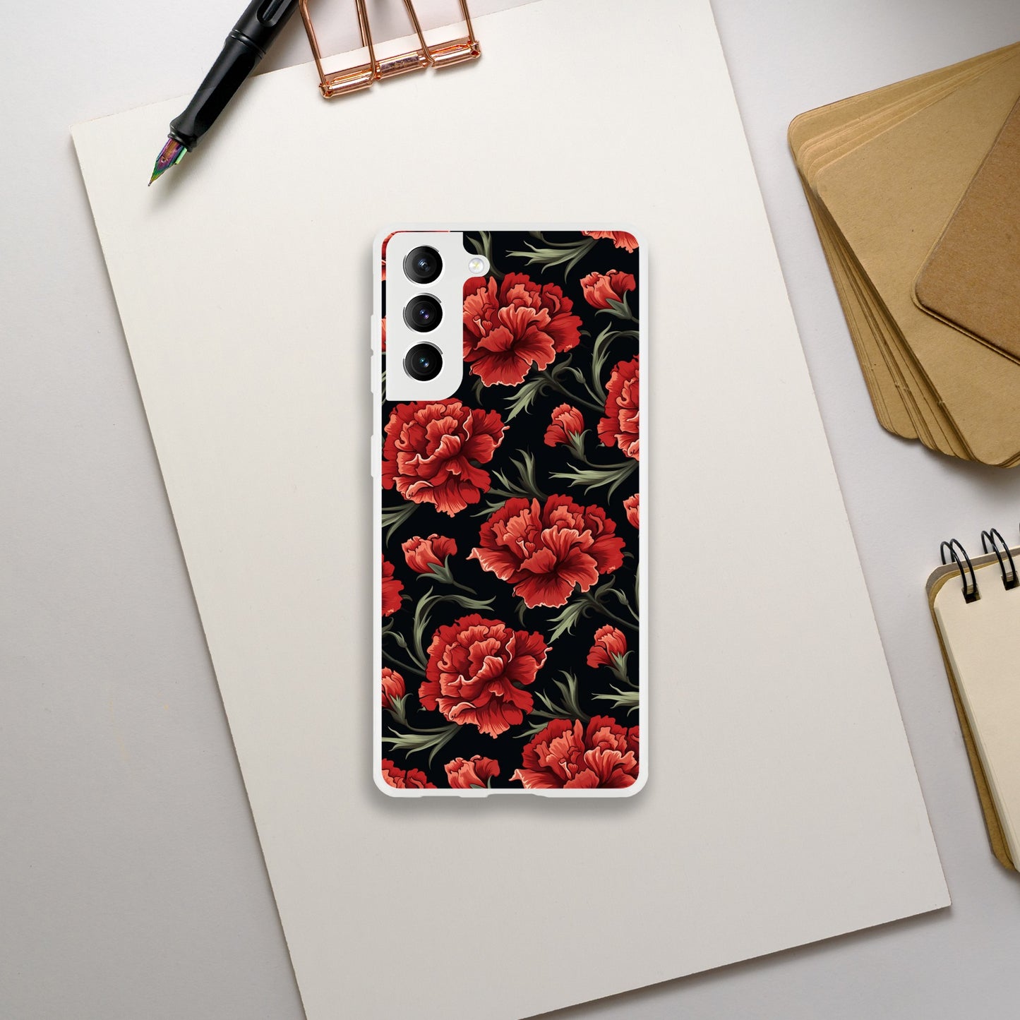 Chrysalis, Floral - Flexi Phone Case - Samsung Galaxy