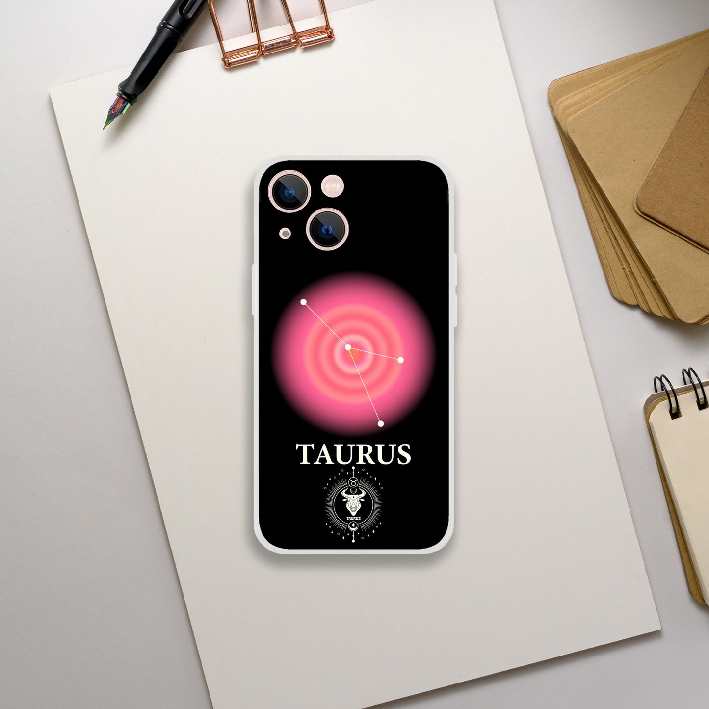 Taurus Aura Zodiac Sun Sign Flexi iPhone Cases