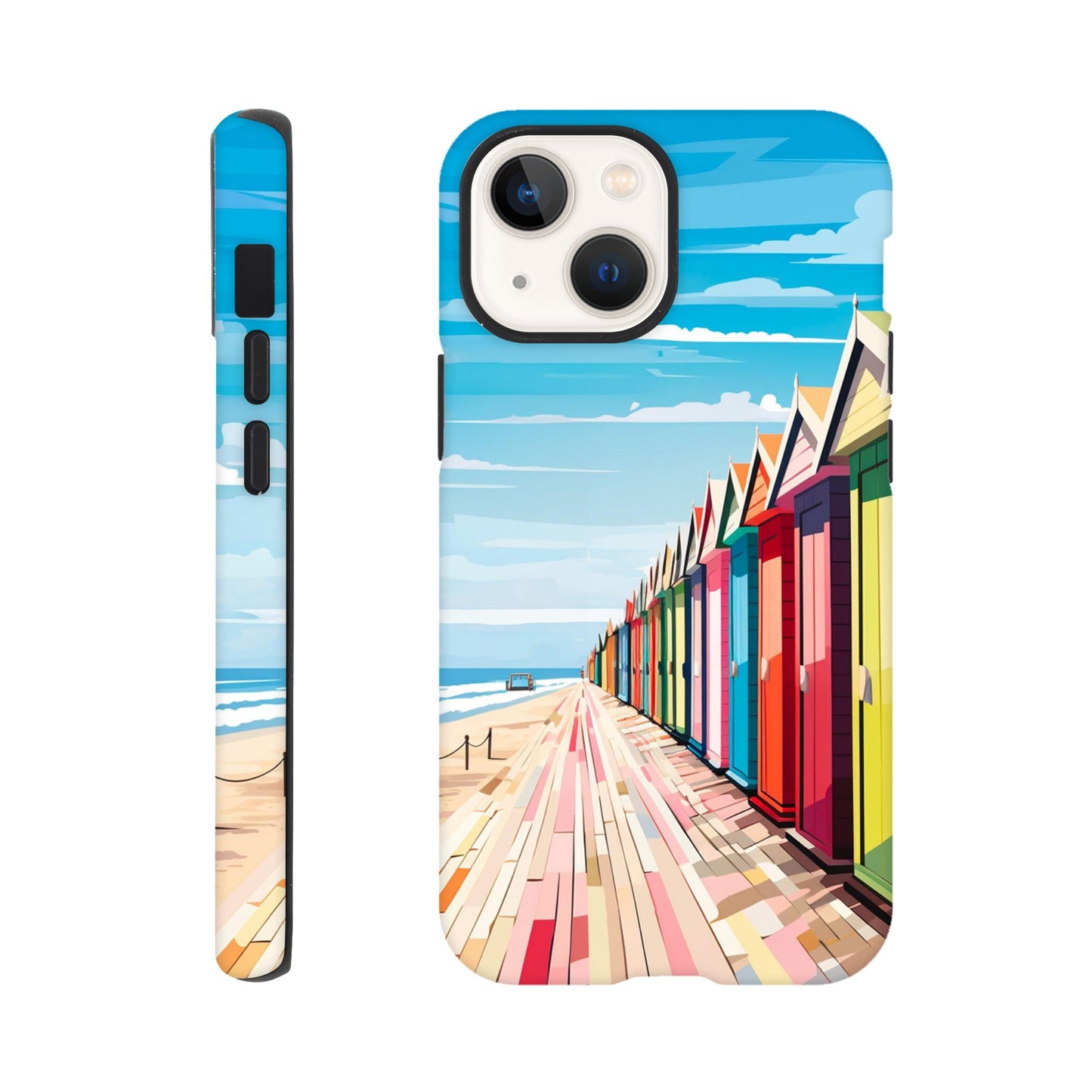 Beach Huts | Brighton  | Tough Phone Case - iPhone