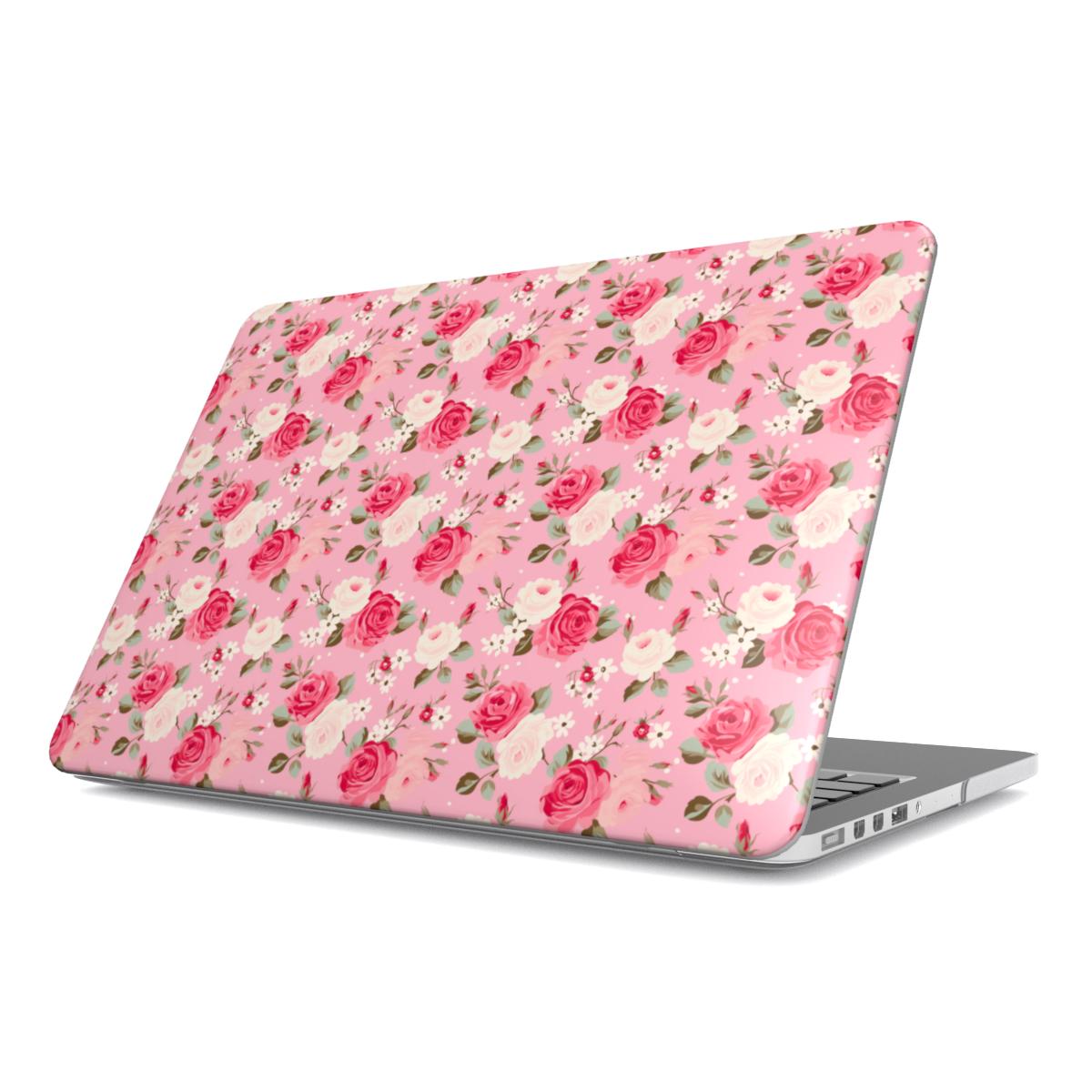 Pink Roses MacBook Case