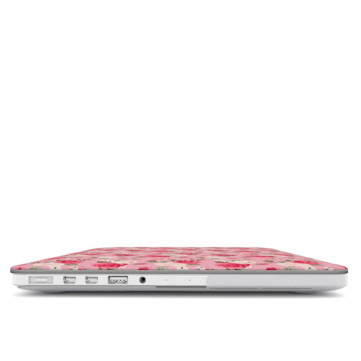 Pink Roses MacBook Case