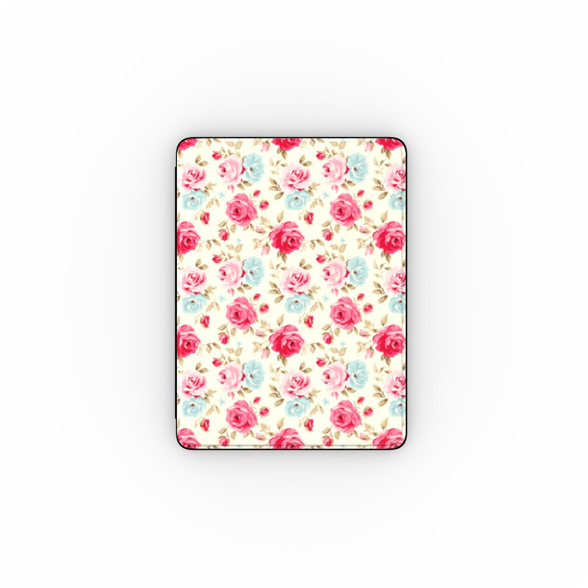 Cream And Pink Roses iPad Case