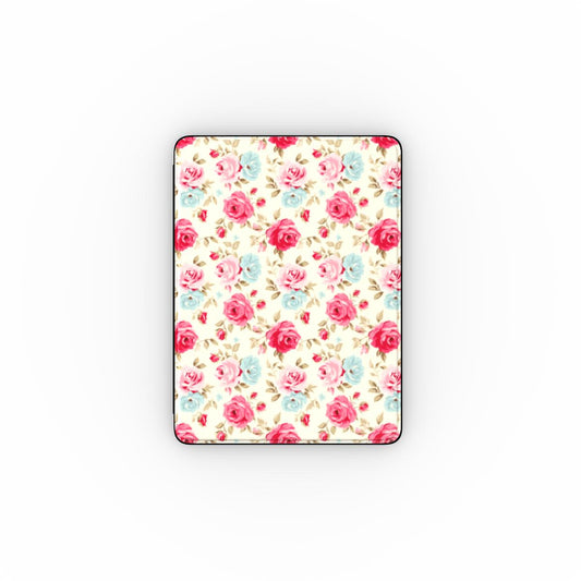 Cream And Pink Roses iPad Case