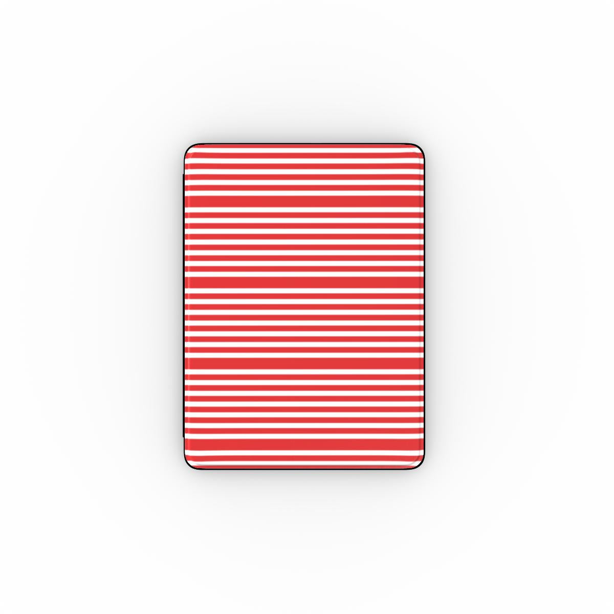 Red and White Stripes iPad Case