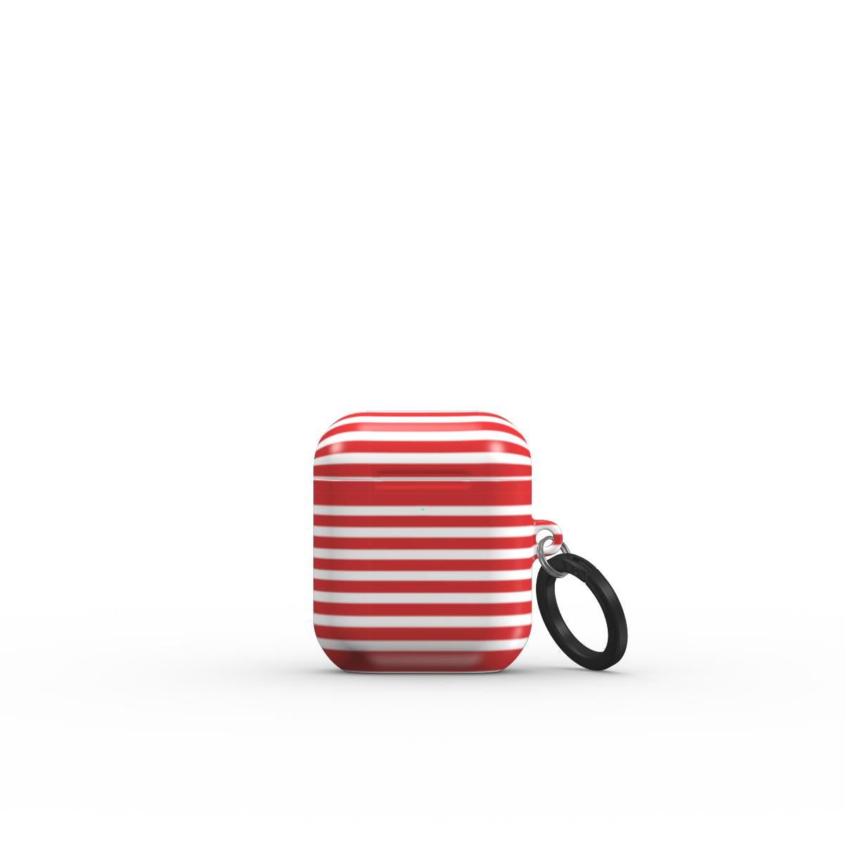 Red And White Stripes Apple AirPods Case